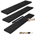 3 Pack (35x9) Sorbus Long Floating Wall Shelves for Bedroom, Decor, Kitchen, Living Room - for Trophies, Frames, Bookshelf