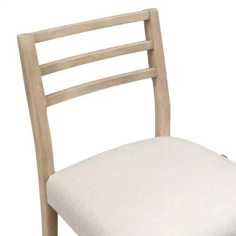 Sgabelli da bancone Christopher Knight Home Aranda in legno di Hevea con schienale a pioli (set di 2)