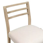 Sgabelli da bancone Christopher Knight Home Aranda in legno di Hevea con schienale a pioli (set di 2)