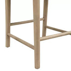 Sgabelli da bancone Christopher Knight Home Aranda in legno di Hevea con schienale a pioli (set di 2)