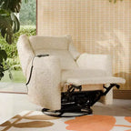 Babyletto Kiwi Deluxe Power Recliner and Swivel Glider with Heat and Massage