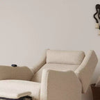 Babyletto Kiwi Deluxe Power Recliner and Swivel Glider with Heat and Massage