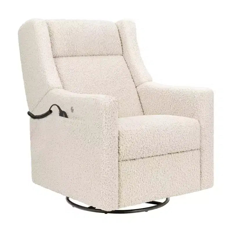 Babyletto Kiwi Deluxe Power Recliner and Swivel Glider with Heat and Massage