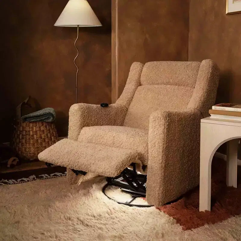 Babyletto Kiwi Deluxe Power Recliner and Swivel Glider with Heat and Massage