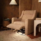 Babyletto Kiwi Deluxe Power Recliner and Swivel Glider with Heat and Massage