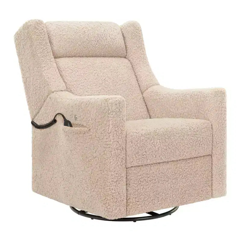 Babyletto Kiwi Deluxe Power Recliner and Swivel Glider with Heat and Massage