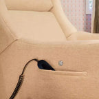 Babyletto Kiwi Deluxe Power Recliner and Swivel Glider with Heat and Massage