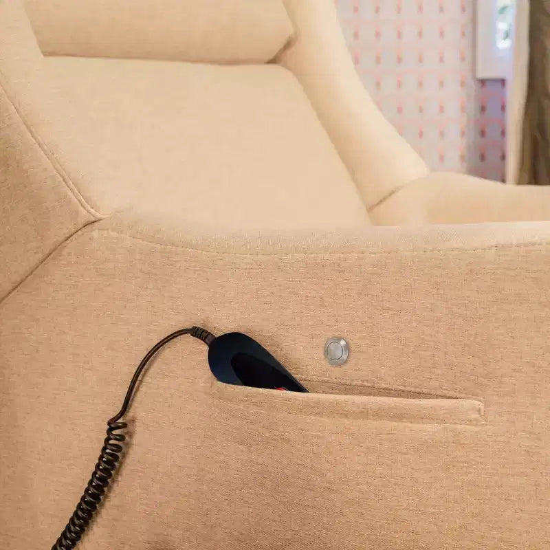 Babyletto Kiwi Deluxe Power Recliner and Swivel Glider with Heat and Massage