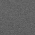 Divano 3 posti in tessuto grigio scuro (100% poliestere), metallo, textilene
