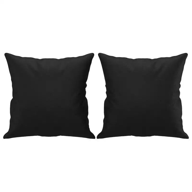 2-seater Sofa Black Faux leather, metal, textilene 2-Seater