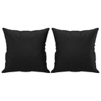2-seater Sofa Black Faux leather, metal, textilene 2-Seater
