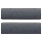2-seater Sofa Dark grey Velvet (100% polyester), metal, textilene