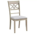 GDFStudio Cowen Modern Linen Fabric and Rubberwood Dining Chairs (Set of 2)