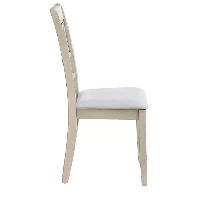 GDFStudio Cowen Modern Linen Fabric and Rubberwood Dining Chairs (Set of 2)