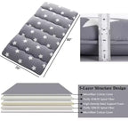 Japanese Futon Mattress Floor Mattress - Floral Pattern Tatami Mat, Sleeping Pad for Camping/Travel
