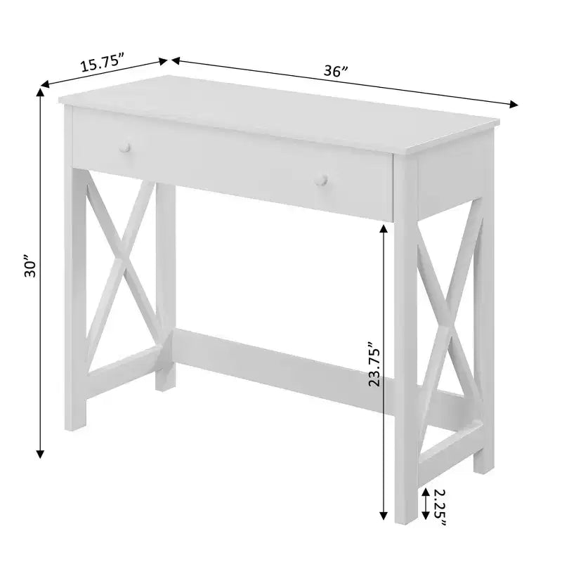 HomeStock 29 in.H Black Color Particle Board Computer Desks with No Storage
