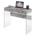 HomeStock 51 in.H Black Color Steel Standing Desks with No Storage