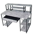 HomeStock 51 in.H Black Color Steel Standing Desks with No Storage
