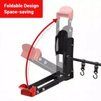 Black Swivel Foldable Bike Wall Mount C Adjustable Bicycle Hanger for 20-29 Wheels, Heavy Duty Garage Storage (1-Pack)