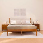 Letto matrimoniale Harbor con testiera imbottita