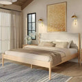 Harbor King Bed with Upholstered Headboard