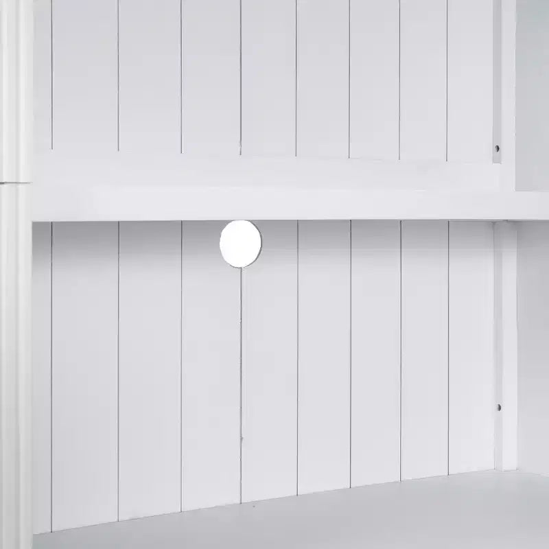 Polibi Tall LED Bookcase with Adjustable Shelves & USB Light Strip