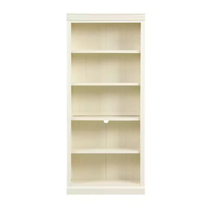 Polibi Tall LED Bookcase with Adjustable Shelves & USB Light Strip