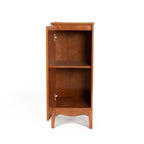 Bathroom Floor Cabinet, Single Door Storage Organizer with Open Compartment & Adjustable Shelf, Modern Storage Cabinet for Bathroom
