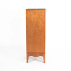 Bathroom Floor Cabinet, Single Door Storage Organizer with Open Compartment & Adjustable Shelf, Modern Storage Cabinet for Bathroom
