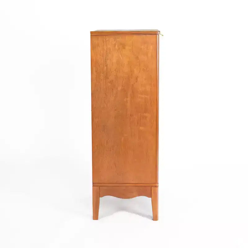 Bathroom Floor Cabinet, Single Door Storage Organizer with Open Compartment & Adjustable Shelf, Modern Storage Cabinet for Bathroom