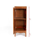 Bathroom Floor Cabinet, Single Door Storage Organizer with Open Compartment & Adjustable Shelf, Modern Storage Cabinet for Bathroom