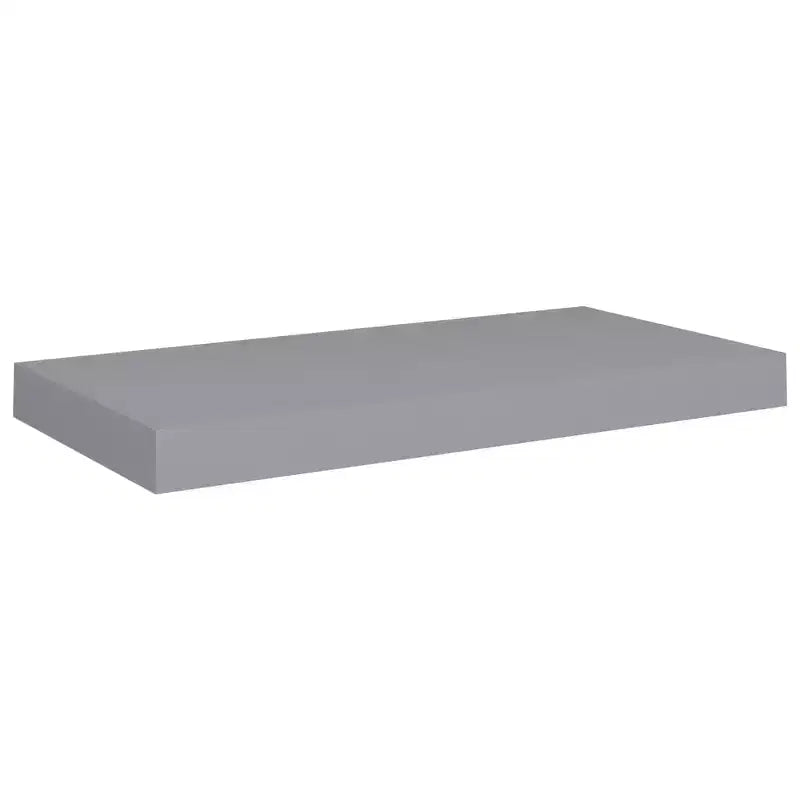 Wall Shelf Set of 2 Grey Honeycomb MDF, metal 19.7 x 9.1 in