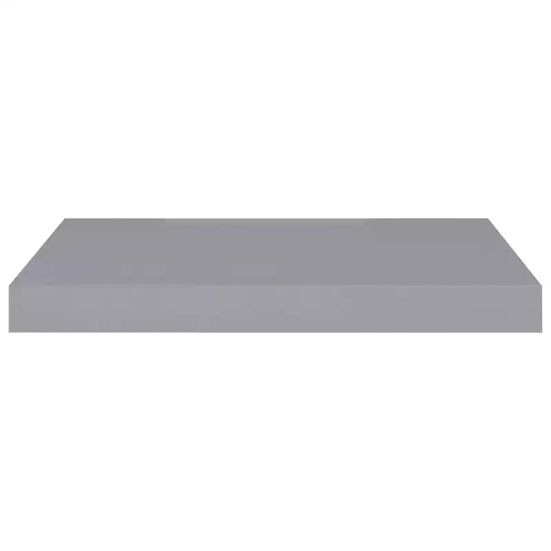 Wall Shelf Set of 2 Grey Honeycomb MDF, metal 19.7 x 9.1 in