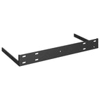 Wall Shelf Set of 2 Grey Honeycomb MDF, metal 19.7 x 9.1 in