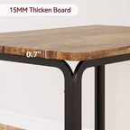 Set di 3 pezzi con tavolo e sedie per cucina/sala da pranzo, set moderno per due, 2 sedie con schienale in metallo, per angolo pranzo, cucina, sala da pranzo