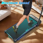 Whisen 3 in 1 Under Desk Treadmill with Incline, Walking Pad with Handle Bar, Remote Control