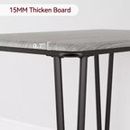 Dining Table Set for 4, Rectangular Kitchen Table and Dinette Accent Set, Modern Wooden Dining Room Furniture Set, for Kitchen Room, Home