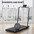 NAYSAYE Walking Treadmill Compact Under Desk Walking Pad Quiet Portable Fitness Machine for Home and Office Exercise, Black, 42.2*22.05*38