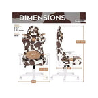 Sedia da gaming TS85 Brown COW Series