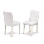 HomeStock Tavolo da Pranzo Rettangolare 7 Pezzi con Piano in Legno Massello Finitura Rovere Naturale e 6 Sedie