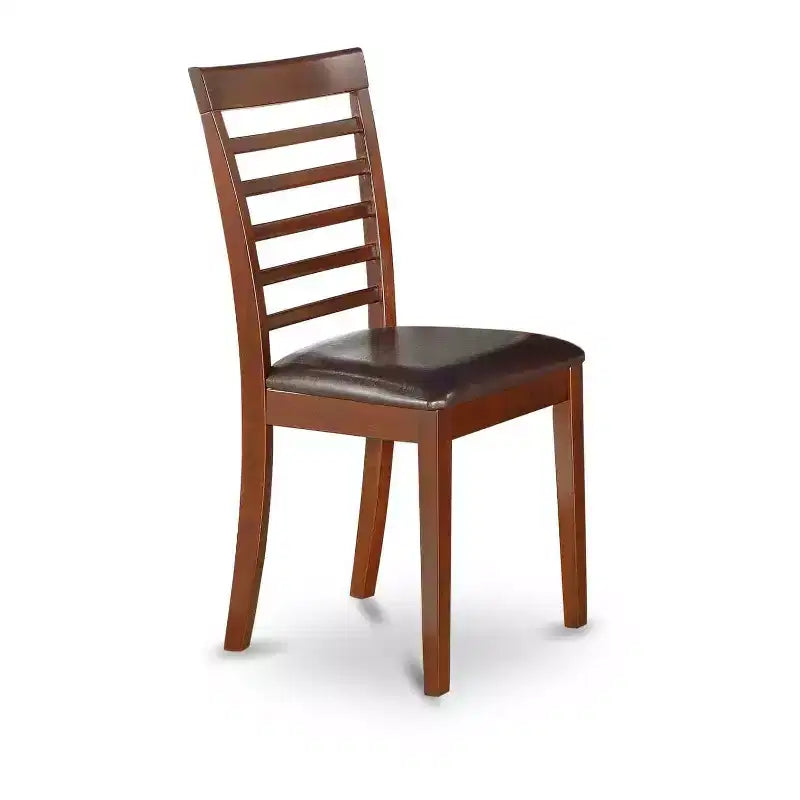 Dining Room Furniture Set 7 Piece Table & Chairs Eclectic Style Mahogany Finish