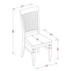 Set da pranzo di 7 pezzi - Tavolo ovale con prolunga e 6 sedie - Set da pranzo per cucina