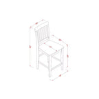 Counter Height Dining Set - 5 Piece Table & Chair Set - Modern Kitchen Furniture