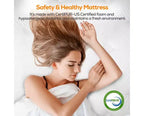 Materasso ibrido matrimoniale da 14 pollici in scatola, memory foam in gel, sensazione media, rivestimento traspirante rinfrescante, isolamento del movimento, CertiPUR-US