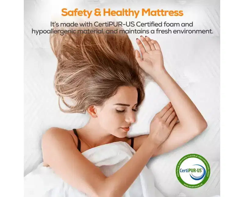 Materasso ibrido matrimoniale da 14 pollici in scatola, memory foam in gel, sensazione media, rivestimento traspirante rinfrescante, isolamento del movimento, CertiPUR-US