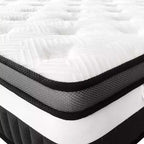 Materasso ibrido matrimoniale da 14 pollici in scatola, memory foam in gel, sensazione media, rivestimento traspirante rinfrescante, isolamento del movimento, CertiPUR-US