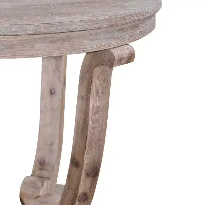 Liberty Furniture,Greystone Mill End Table in Stone White Wash w/ Wirebrush Distressing