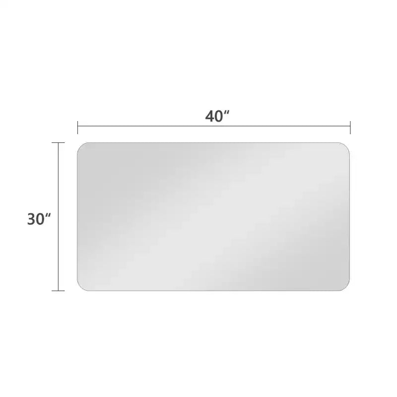 Specchio da bagno a parete 40 x 30 pollici, con antiappannamento e impermeabile
