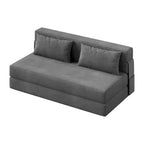 4-in-1 Folding Sofa Bed & Chair Bed - Convertible Sleeper, Fold Out Loveseat Sofa Couch with Pillow, Tufted Floor Lounge for Living Room, Guest Room