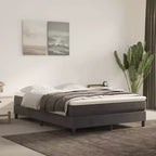 Bed Frame Dark Grey Velvet, plywood, engineered wood Queen